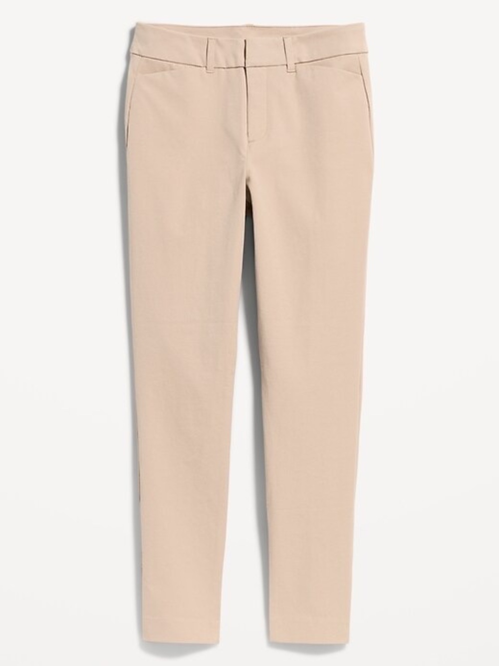 Soft Pink Slim Fit Stretch Ankle Pants by H&M Size 4